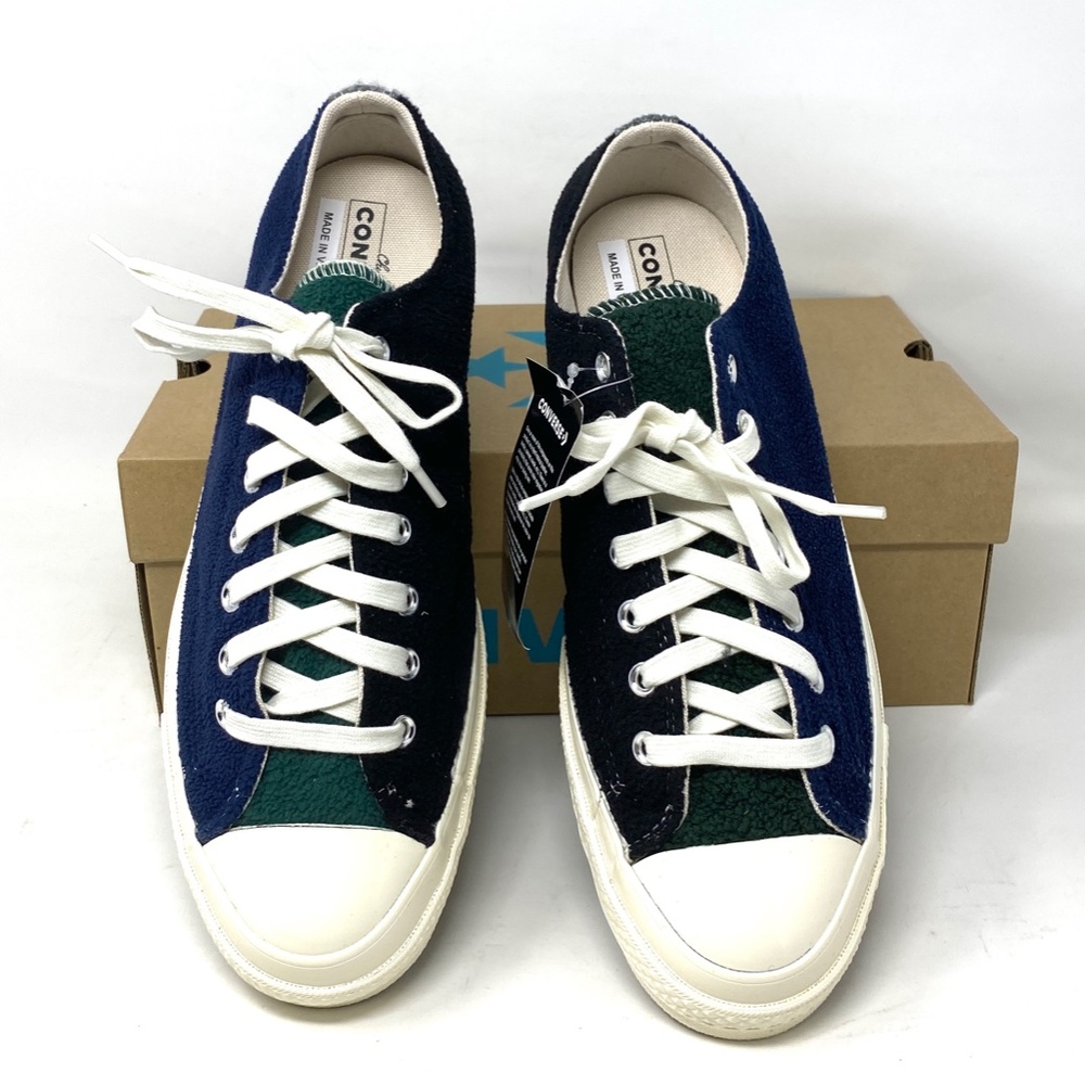 Converse Chuck 70 OX Low Top Blue Green Women Fleece Sneakers Skate Size 172268C - Picture 7 of 11